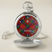 Clan Robertson Tartan Pocket Watch