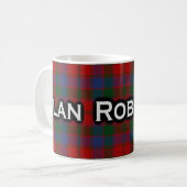 Clan Robertson Tartan Scottish Coffee Mug (Front Left)