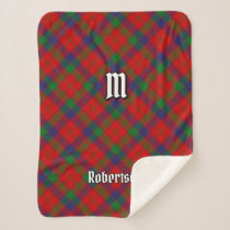 Clan Robertson Tartan Sherpa Blanket