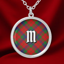 Clan Robertson Tartan Silver Plated Necklace