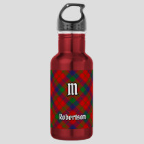 Clan Robertson Tartan Stainless Steel Water Bottle