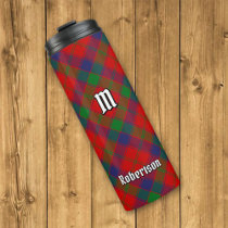 Clan Robertson Tartan Thermal Tumbler
