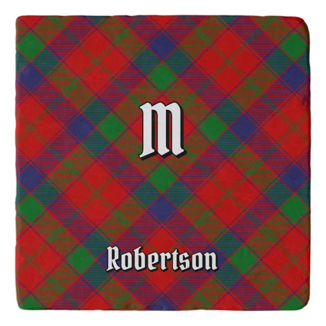 Clan Robertson Tartan Trivet (Front)