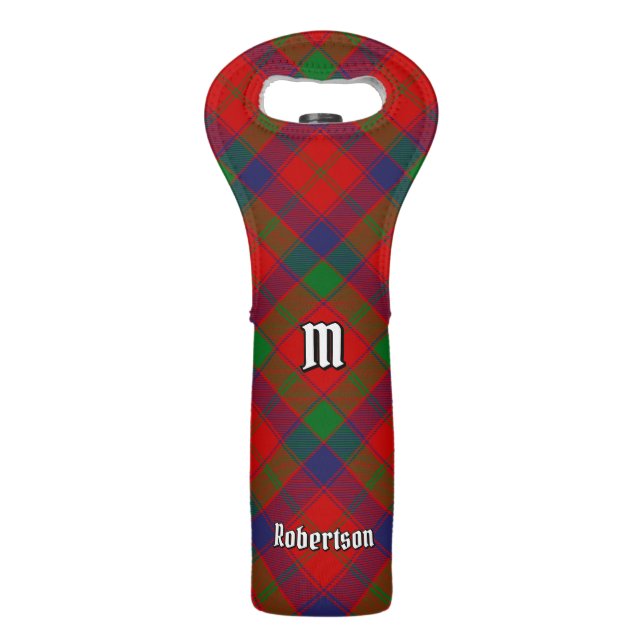Clan Robertson Tartan Wine Bag (Front)