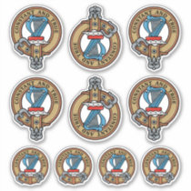 Clan Rose Crest Sticker Set
