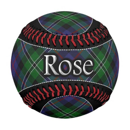 Clan Rose Scottish Dream Hunting Tartan Baseball