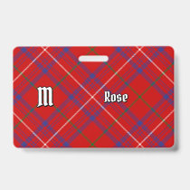 Clan Rose Tartan Badge