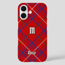 Clan Rose Tartan iPhone 16 Case