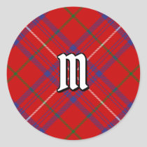 Clan Rose Tartan Classic Round Sticker