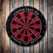 Clan Rose Tartan Dart Board