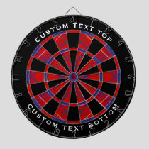 Clan Rose Tartan Dart Board