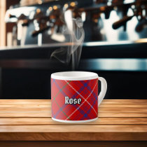 Clan Rose Tartan Espresso Cup