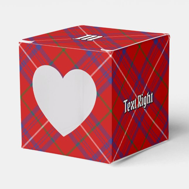 Clan Rose Tartan Favor Boxes (Front Side)