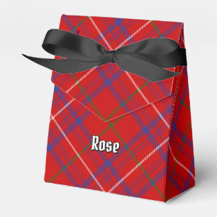 Clan Rose Tartan Favor Boxes