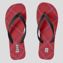 Clan Rose Tartan Flip Flops