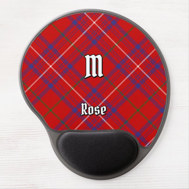 Clan Rose Tartan Gel Mouse Pad (Front)