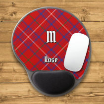 Clan Rose Tartan Gel Mouse Pad