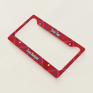 Clan Rose Tartan License Plate Frame