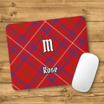 Clan Rose Tartan Mouse Pad