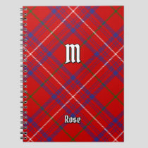 Clan Rose Tartan Notebook
