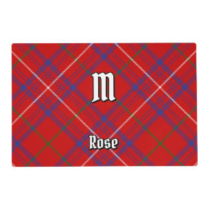 Clan Rose Tartan Placemat
