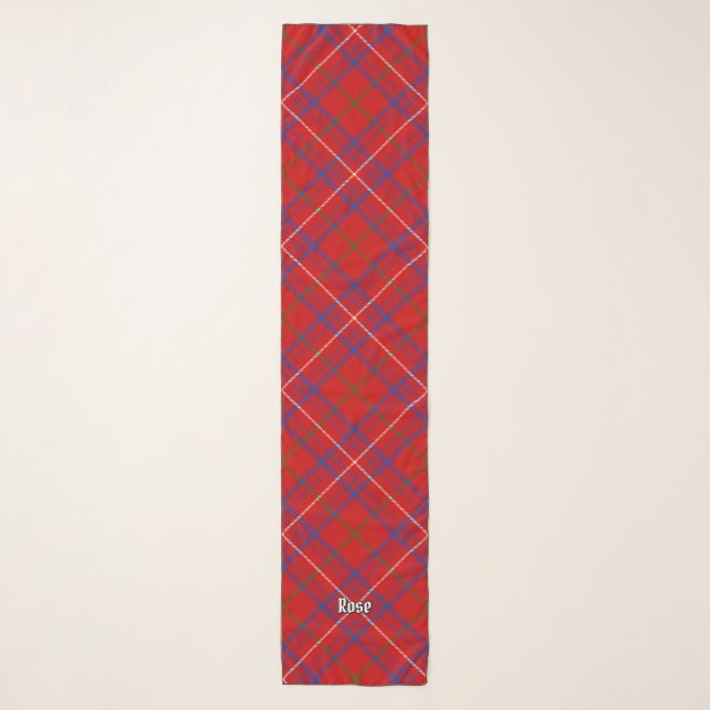 Clan Rose Tartan Scarf (Front)