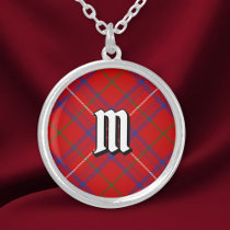 Clan Rose Tartan Silver Plated Necklace