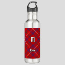 Clan Rose Tartan Stainless Steel Water Bottle
