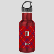 Clan Rose Tartan Stainless Steel Water Bottle