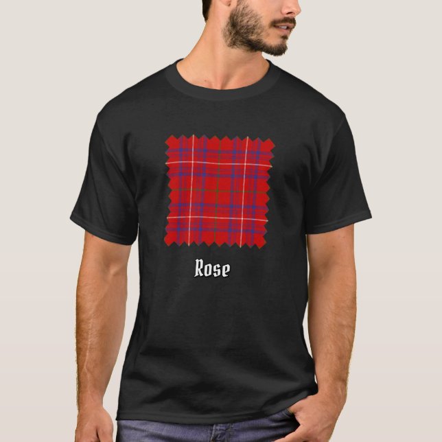 Clan Rose Tartan T-Shirt (Front)