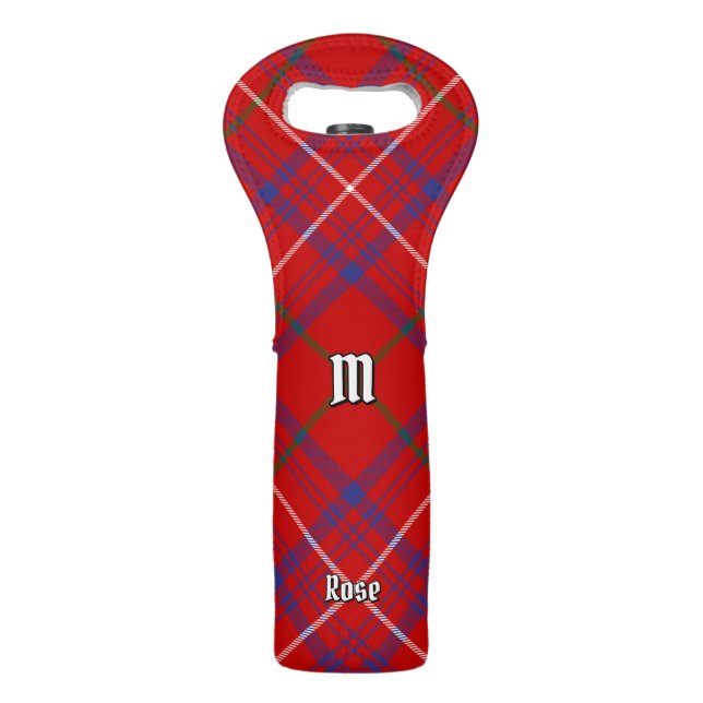 Clan Rose Tartan Wine Bag (Front)