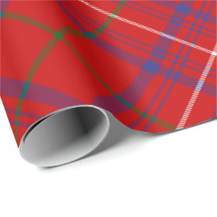 Clan Rose Tartan Wrapping Paper
