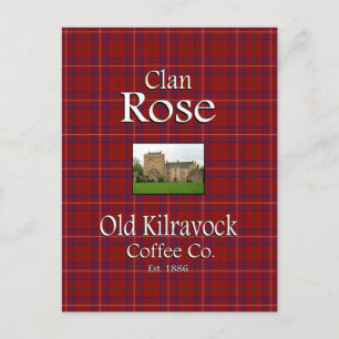 Clan Rose's Old Kilravock Coffee Co. Postcard