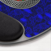 Clan Ross Crest & Tartan Knot Gel Mouse Pad (Right Side)