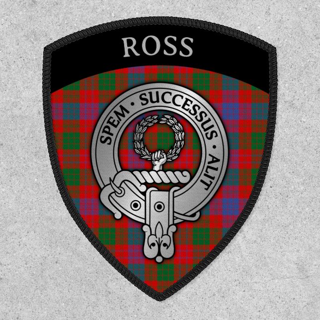 Clan Ross [EDIT] Crest & Tartan Patch (Front)