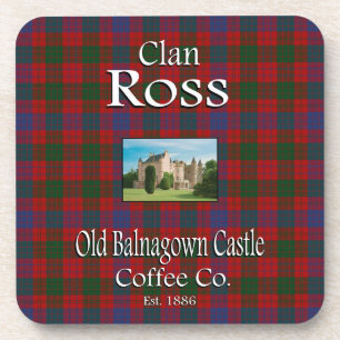 Clan Ross Old Balnagown Castle Coffee Co. Beverage Coaster