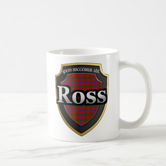 Clan Ross Scottish Dynasty Tartan Mugs Cups (Right)