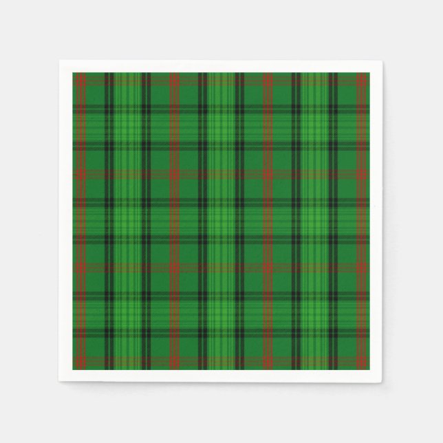 Clan Ross Tartan Napkins (Front)