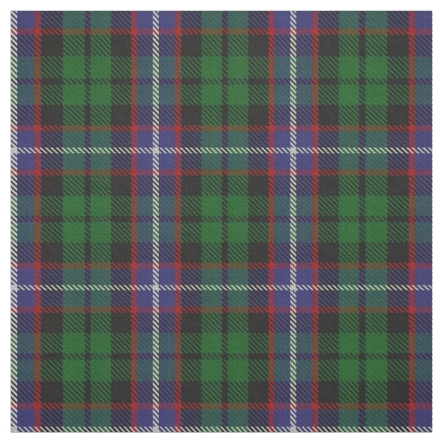 Clan Russell Scottish Tartan Plaid Fabric (Swatch)