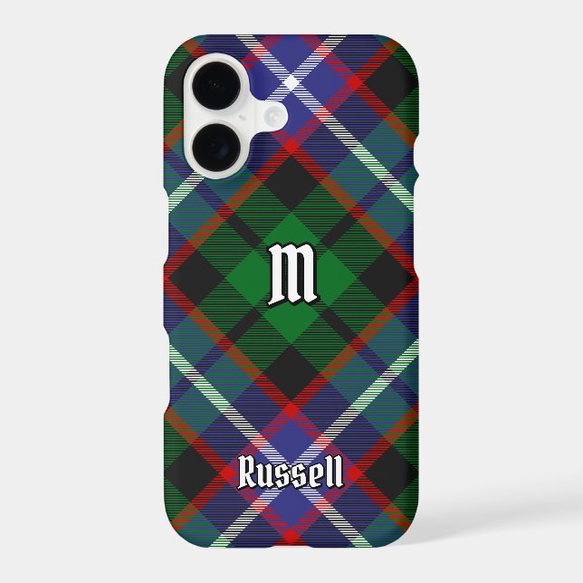 Clan Russell Tartan Case-Mate iPhone Case (Back)
