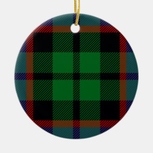 Clan Russell Tartan Ceramic Ornament