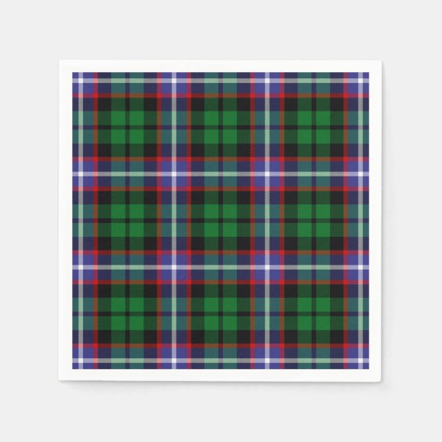 Clan Russell Tartan Napkins (Front)
