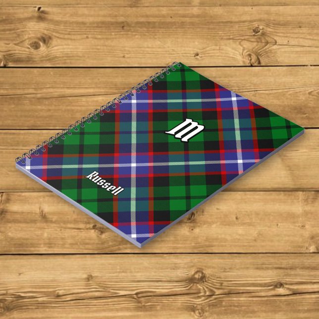Clan Russell Tartan Notebook (Creator Uploaded)