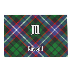 Clan Russell Tartan Placemat