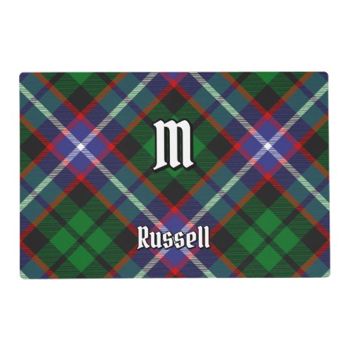 Clan Russell Tartan Placemat
