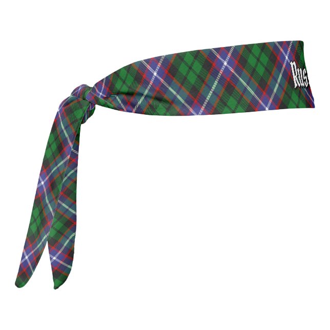 Clan Russell Tartan Tie Headband (Rotate 270)
