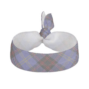 Clan Rutherford Scottish Accents Red Purple Tartan Hair Tie