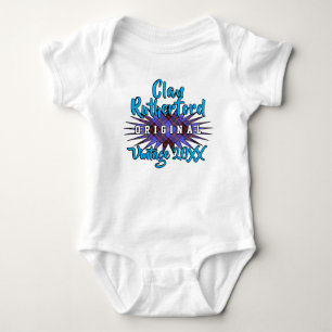 Clan Rutherford Tartan Burst Vintage Birthyear Baby Bodysuit