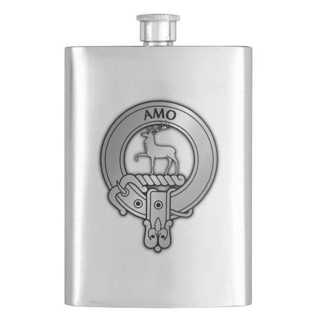 Clan Scott Crest  Flask (Front)
