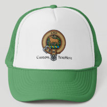 Clan Scott Crest over Green Tartan Trucker Hat